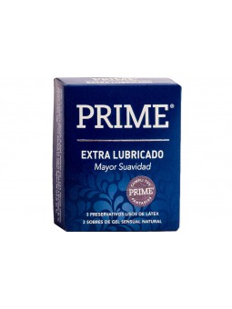 PRESERVATIVOS PRIME EXTRA LUBRICADO