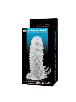 FUNDA PENEANA BRAVE MAN DE SILICONA