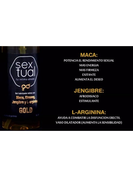 LUBRICANTE SEXTUAL GOLD 80ML