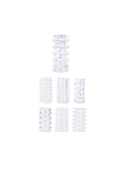 KIT DE SIETE FUNDAS PENEANAS DE SILICONA