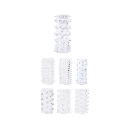 KIT DE SIETE FUNDAS PENEANAS DE SILICONA