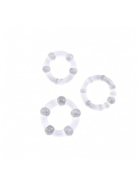 KIT DE TRES ANILLOS SILICONADOS