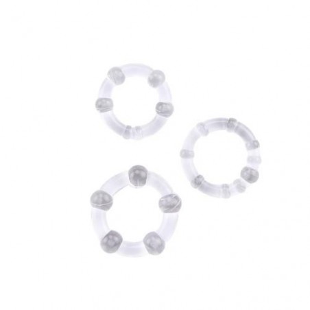 KIT DE TRES ANILLOS SILICONADOS