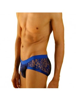 BOXER CUDDLE ENCAJE AZUL FRANCIA 2