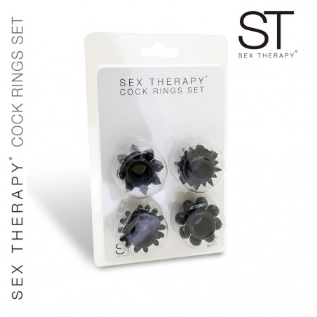 KIT DE CUATRO ANILLOS SILICONADOS