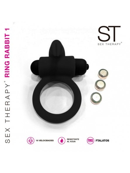 ANILLO VIBRADOR RING RABBIT 1
