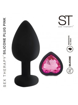 JOYA ANAL DE SILICONA PINK MEDIUM