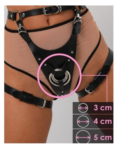 Arnés con argollas desmontables