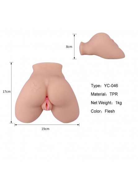 MASTURBADOR ANO VAGINA CON VIBRACIÓN ALWAYS READY