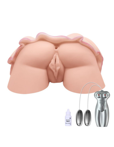 MASTURBADOR ANO VAGINA CON VIBRACIÓN Y SONIDO