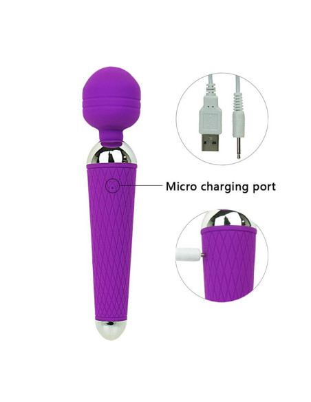 Masajeador New York Recargable Usb Vibrador Clítoris