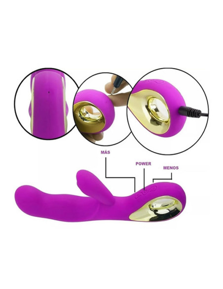 Vibrador Sexangel Punto G Clitoris Recargable Usb