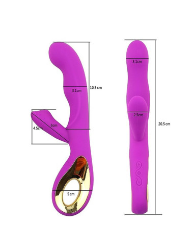 Vibrador Sexangel Punto G Clitoris Recargable Usb
