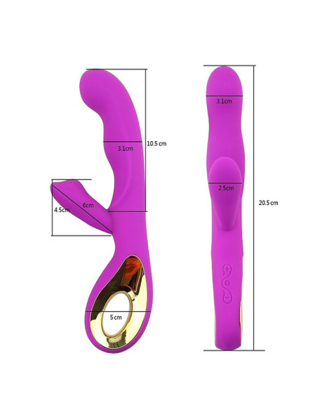Vibrador Sexangel Punto G Clitoris Recargable Usb