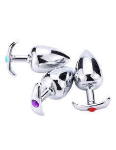 Plug Anal Metal Con Joya MEDIUM