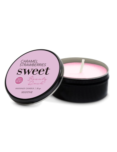 VELA PARA MASAJES CARAMEL STRAWBERRIES SWEET
