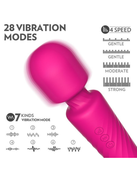 Hero Masajeador Vibrador Multifuncional Recargable Usb