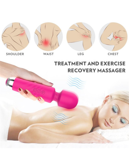 Hero Masajeador Vibrador Multifuncional Recargable Usb