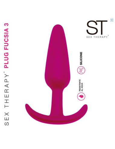PLUG ANAL FUCSIA 3 LARGE