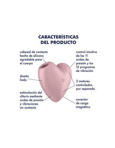 Succionador de clítoris Satisfyer Cutie Heart