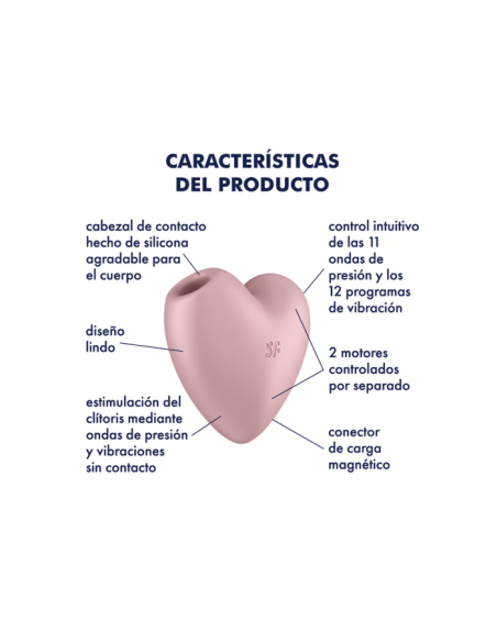 Succionador de clítoris Satisfyer Cutie Heart