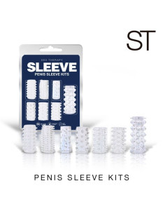 KIT DE SIETE FUNDAS PENEANAS DE SILICONA 2